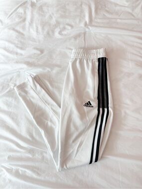 Adidas Aeroready White and Black Track Pants Size XXS